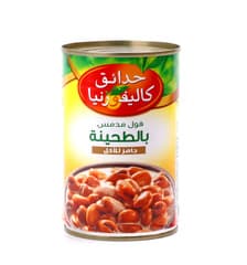 فول مدمس بالطحينة