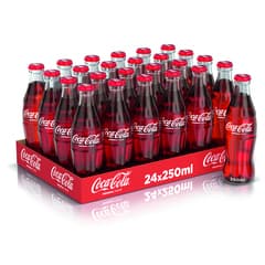 كوكاكولا 250 مل (صندوق من 24 عبوة)