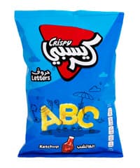 Letters Ketchup Chips