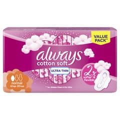 Cotton Soft Ultra Thin Normal sanitary pads with wings