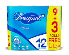 Sanita Bouquet Soft Toilet Tissue 9 Rolls 3 Free