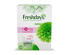 Freshdays Normal Pantyliners Economy Pack 48 Pantyliners