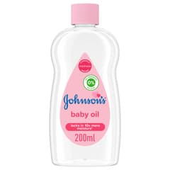 Johnson Johnson Baby Oil 200ml