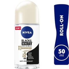 Black & White Invisible Silky Smooth Antiperspirant for women Roll On