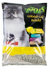 تراب قطط بعبق الليمون