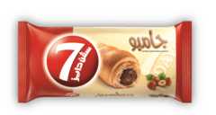 جامبو كروسان بحشوة البندق والكاكاو