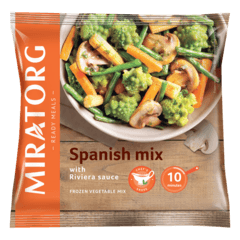 Miratorg Frozen Vegetables Spanish Mix With Riviera Sauce 400 G
