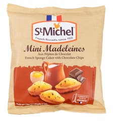 Mini Madeleines with Chocolate Chips