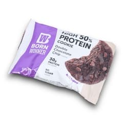 Born Winner Slim High Protein 50 Percent Cookie Double Chocolate Chip Flavour 75g