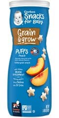 Gerber Peach Puffs From 8 Months 1 Dot 48oz