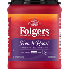 Folgers French Roast Ground Coffee Med Dark Roast 9 6oz