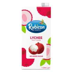 Rubicon Lychee Fruit Drink No Added Sugar 1l
