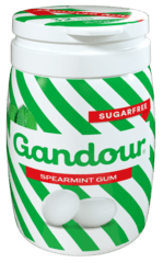Gandour Sugar Free Spearmint Gum 32 Pieces