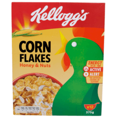 Kelloggs Corn Flakes Honey And Nut 375g