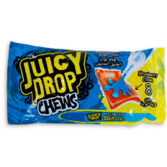 Bazooka Juicy Drop Raspberry Sour Gel Chew Candy 67 G