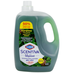 Clorox Bleach Free Disinfectant Cleaner Mediterranean Pine Forest 50 Percent Extra Free 4 Dot 5 L