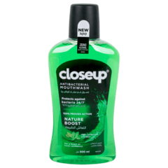 Closeup Antibacterial Mouthwash Nature Boost 500 Ml