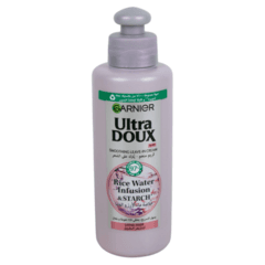 Garnier Ultra Doux Smoothing Leave In Cream With Rice Water Infusion Starch 200 Ml