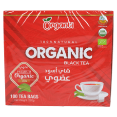 Organti Organic Black Tea 100 Tea Bags
