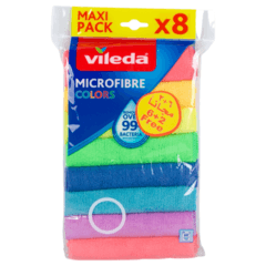 Vileda Microfibre Colors 6 2 Pc