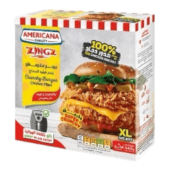 Americana Zingz Chicken Fillet Burger Hot Crunchy 440g