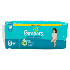 Pampers Rash Protection Diapers Size 5 11 16kg Mega Pack 52 Diapers