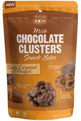Top Nosh Milk Chocolate Clusters Snack Bites Salty Caramel And Pretzel 85g