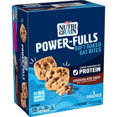 Kelloggs Nutri Grain Power Fulls Chocolate Chip Oat Bites 4 × 1 Dot 4 Oz