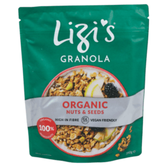 Lizis Organic Nuts And Seeds Granola 400g