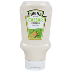 Caesar Salad Dressing Top Down Squeezy Bottle