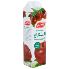 Kdd 100 Natural Apple Juice 1 Ltr