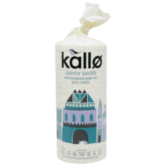 Kallo Lightly Salted Wholegrain Low Fat Rice Cake 130g