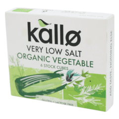 Very Low Salt Organic Vegetable Stock Cubes
