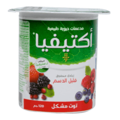 Low Fat Mixed Berry Stirred Yogurt