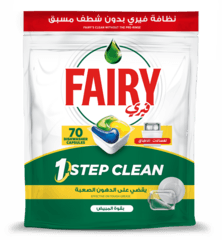 Fairy Dishwasher Capsules Lemon Scent 70 Capsules