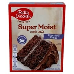 Betty Crocker Super Moist Cake Mix Chocolate Fudge 432g