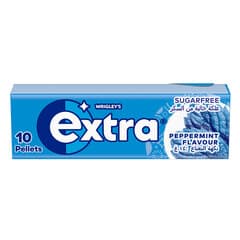 Wrigley S Sugar Free Peppermint Gum Extra 10pc
