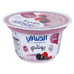 الصافي زبادي يوناني توت مشكل 150 جم