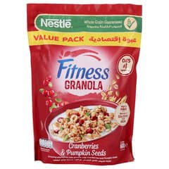Fitness Crunchy Oats Granola With Cranberries And Pumpkin Seeds 600g