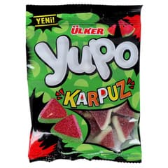 Ulker Yupo Watermelon Fruit Flavored Candy With Fruit Juice 80 G