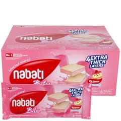 Nabati Bites Strawberry Cheesecake Flavour Wafer 12 × 39g