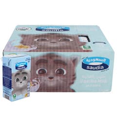 Saudia Vanilla Milk 24 × 125ml