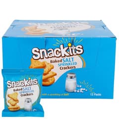 Snackits Salted Baked Crackers 12 40g