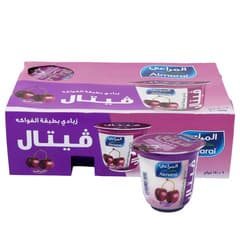 Almarai Vetal Black Cherry Layered Fruit Yoghurt 6 140g