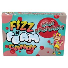 Fizz N Foam Candy Blue Raspberry Flavor 100g