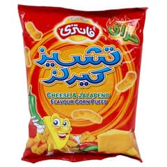 Fantazee Cheese Curls With Jalapeno 25g