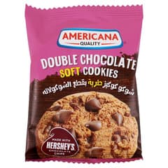 Americana Double Chocolate Soft Cookies With Hershey S 40g