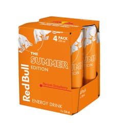 Red Bull Summer Edition Apricot Strawberry Energy Drink 4 250 Ml