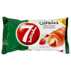 كرواسون بحشوتي الفانيلا والفراولة