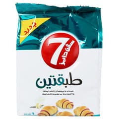 طبقتين ميني كروسان الفراولة والفانيلا بحشوة الفانيلا